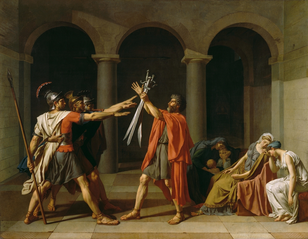 The Oath of the Horatii, 1784 Jacques-Louis David