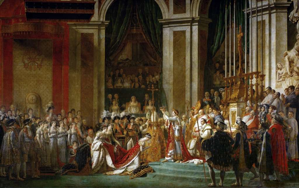 The Coronation of Napoleon, c.1806/07 Jacques-Louis David