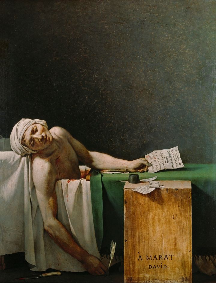The Death of Marat, 1793 Jacques-Louis David