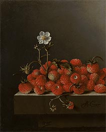 Still Life with Wild Strawberries, 1705 by Adriaen Coorte | Giclée Canvas Print