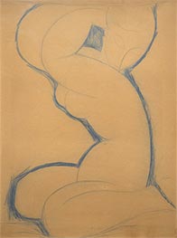 Cariatide, 1912 by Modigliani | Giclée Paper Print