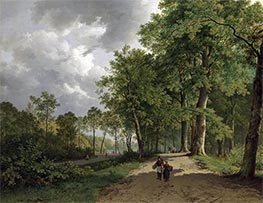 View of a Park, 1835 by Barend Cornelius Koekkoek | Giclée Canvas Print