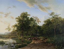 Summer Landscape, 1830 by Barend Cornelius Koekkoek | Giclée Canvas Print