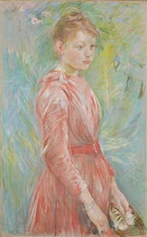 Girl in Rose Dress, 1888 by Berthe Morisot | Giclée Paper Art Print