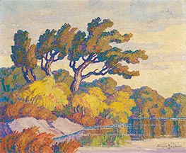 Early Fall, Smoky River, 1937 by Birger Sandzén | Giclée Canvas Print