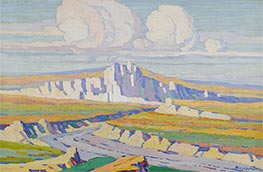 Western Landscape, undated by Birger Sandzén | Giclée Canvas Print