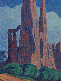 Cathedral Spires II, 1919 by Birger Sandzén | Giclée Canvas Print