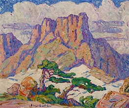 At the Timberline, Pike's Peak, Colorado, 1925 by Birger Sandzén | Giclée Canvas Print