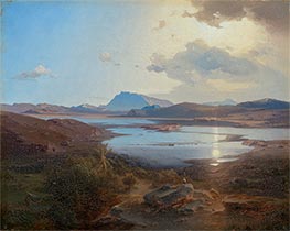 Lake Kopai, 1847 by Carl Rottmann | Giclée Canvas Print