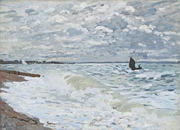 The Sea at Le Havre, 1868 by Claude Monet | Giclée Canvas Print
