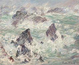 Storm in Belle-Ile, 1886 by Claude Monet | Giclée Canvas Print