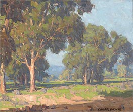 A grove of trees in the valley, Undated by Edgar Alwin Payne | Giclée Canvas Print