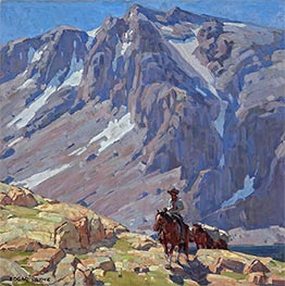 Packing in the Sierras, Undated by Edgar Alwin Payne | Giclée Canvas Print