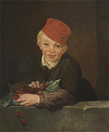 Boy with Cherries, c.1858 by Manet | Giclée Canvas Print