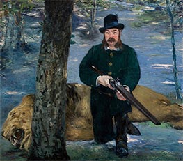Mr. Eugène Petuiset, the Lion Hunter, 1881 by Manet | Giclée Canvas Print