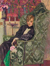 Yvonne Printemps in the Armchair, 1921 by Vuillard | Giclée Canvas Print