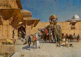 Departure for the Hunt, Undated by Edwin Lord Weeks | Giclée Canvas Print