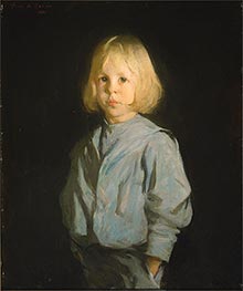 Portrait of a Boy, 1896 by Frank Weston Benson | Giclée Canvas Print