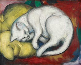 The White Cat, 1912 by Franz Marc | Giclée Canvas Print