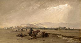 A Halt at the Biskra Oasis, 1879 by Frederick Arthur Bridgman | Giclée Canvas Print