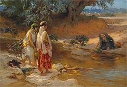 On the Banks of the Wadi, undated by Frederick Arthur Bridgman | Giclée Canvas Print