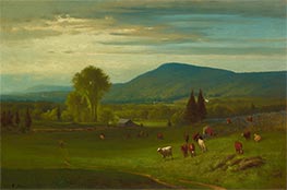 Summer in the Catskills, 1867 by George Inness | Giclée Canvas Print