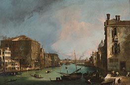 The Grand Canal in Venice with the Rialto Bridge, 1724 by Canaletto | Giclée Canvas Print