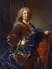 Portrait of the Marquis Jean-Octave de Villars, 1715 by Hyacinthe Rigaud | Giclée Canvas Print