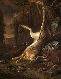 Still Life with Dead Hare, c.1682/83 by Jan Weenix | Giclée Canvas Print