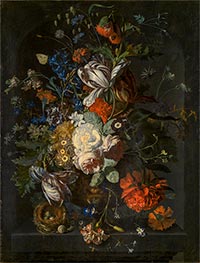 Bouquet of Flowers, 1714 by Jan van Huysum | Giclée Canvas Print