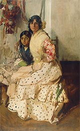 Pepilla the Gypsy and Her Daughter, 1910 by Sorolla y Bastida | Giclée Canvas Print