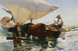 The Return from Fishing, c.1894 by Sorolla y Bastida | Giclée Canvas Print