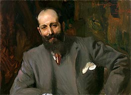 Portrait of Joaquin Decref y Ruiz, 1907 by Sorolla y Bastida | Giclée Canvas Print