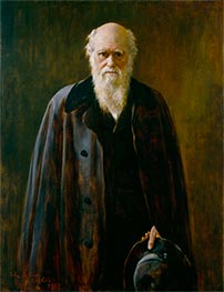 Charles Darwin, 1881 by John Collier | Giclée Canvas Print