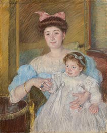 Countess Morel d’Arleux and Her Son, 1906 by Cassatt | Giclée Paper Art Print