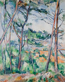 Landscape Near Aix, The Plain of the Arc River, c.1892/95 by Cezanne | Giclée Canvas Print