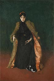 Mrs. Chase, c.1890/95 by William Merritt Chase | Giclée Canvas Print